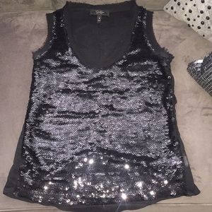 Jessica Simpson sequin top